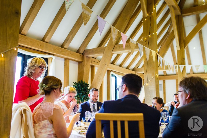 Mother of the brides gives emotional speech